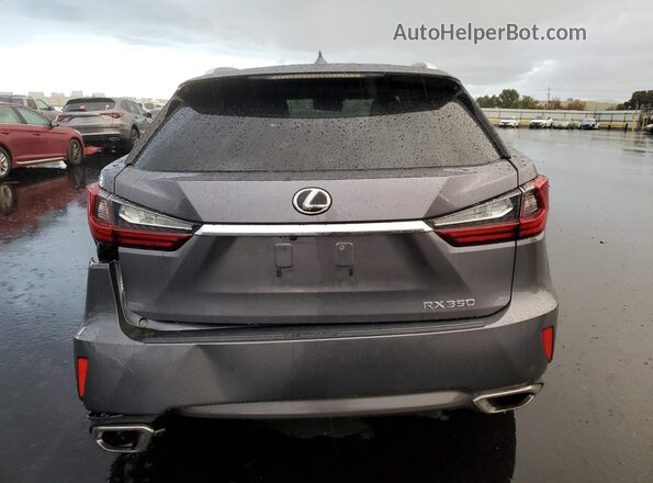 2T2BZMCA4KC190030 2019 LEXUS RX Gray Հետևի տեսք