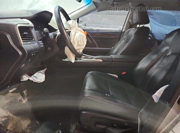 2T2BZMCA5HC104975 2017 LEXUS RX Silver Widok wnętrza z przodu