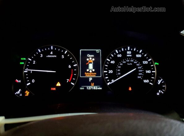 2T2BZMCA6GC019058 2016 LEXUS RX Белый Вид щитка приборов