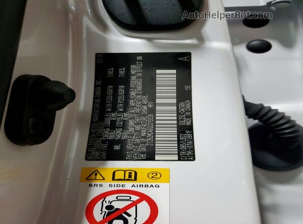 2T2BZMCA6GC019058 2016 LEXUS RX Белый Вид наклейки с VIN-кодом