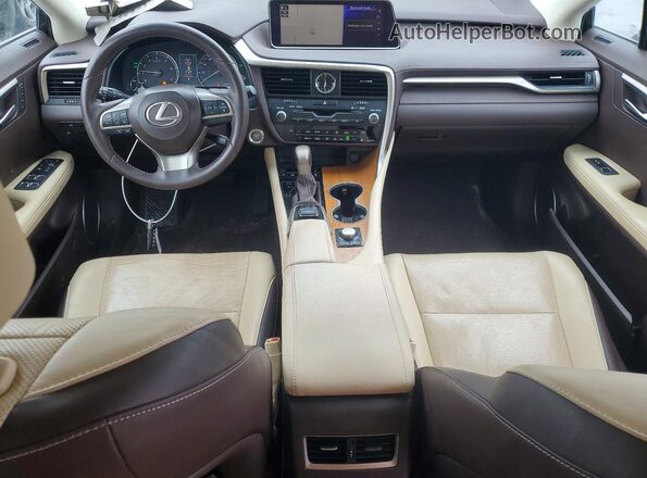 2T2BZMCA6GC047605 2016 LEXUS RX Синий Вид панели приборов