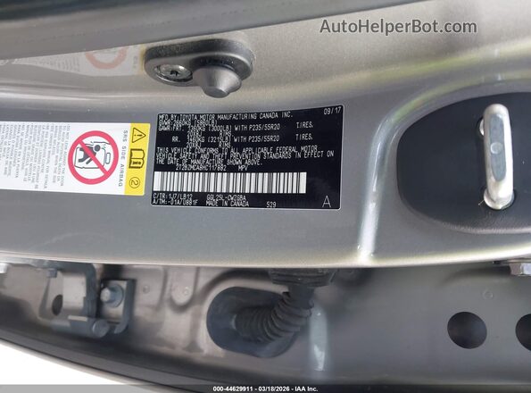 2T2BZMCA8HC117882 2017 LEXUS RX 350 Серый Вид подкапотного пространства