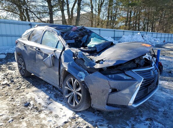 2T2BZMCAXGC013618 2016 LEXUS RX Серый Передняя правая четверть