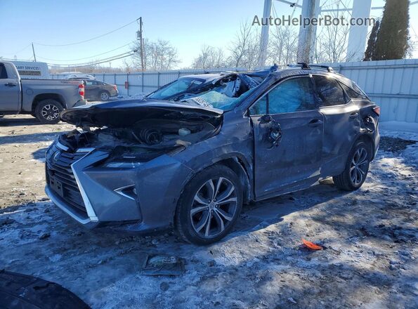 2T2BZMCAXGC013618 2016 LEXUS RX Серый Передняя левая четверть