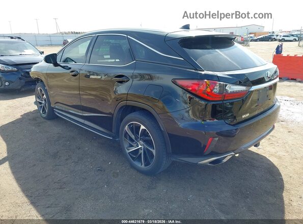 2T2BZMCAXHC061668 2017 LEXUS RX 350 Black Tył lewy