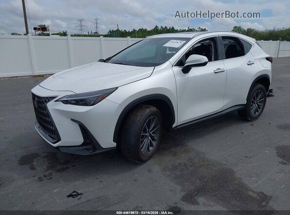2T2GDCAZ0SC029519 2025 LEXUS NX 250 White Vista tres cuartos delantera izquierda