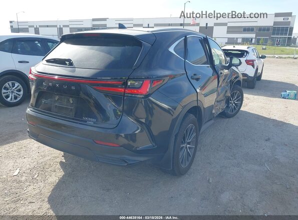 2T2GGCEZ0SC067155 2025 LEXUS NX 350 Black უკანა მარჯვენა