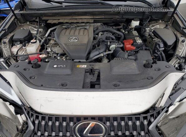 2T2GGCEZ2NC013960 2022 LEXUS NX Gray Vista del compartimento del motor