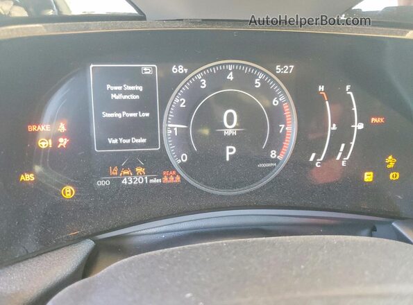 2T2GGCEZ2PC029322 2023 LEXUS NX Gray ხელსაწყოთა პანელის ხედი