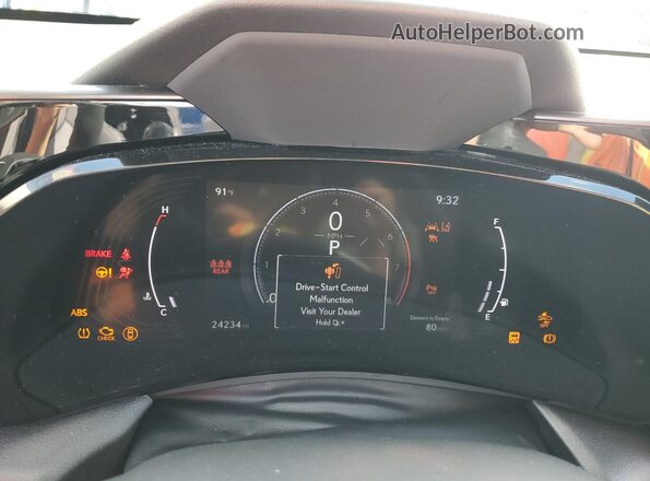 2T2GGCEZ6NC015792 2022 LEXUS NX Blue ხელსაწყოთა პანელის ხედი