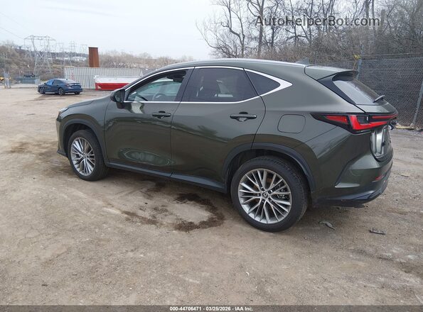 2T2GGCEZ7SC076290 2025 LEXUS NX 350 Green Tył lewy