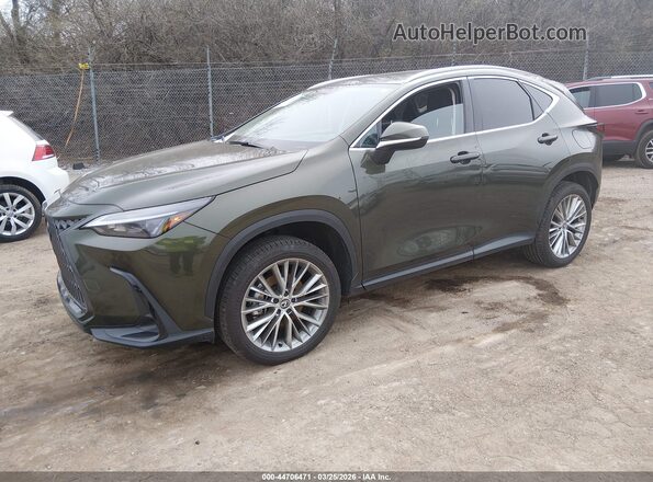 2T2GGCEZ7SC076290 2025 LEXUS NX 350 Green Przód lewy