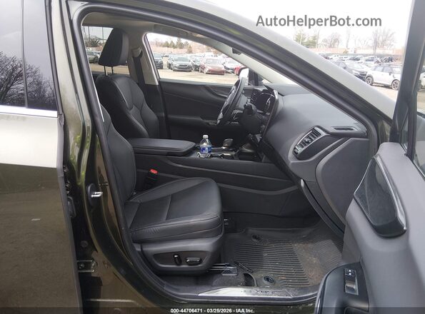 2T2GGCEZ7SC076290 2025 LEXUS NX 350 Green Widok wnętrza z przodu