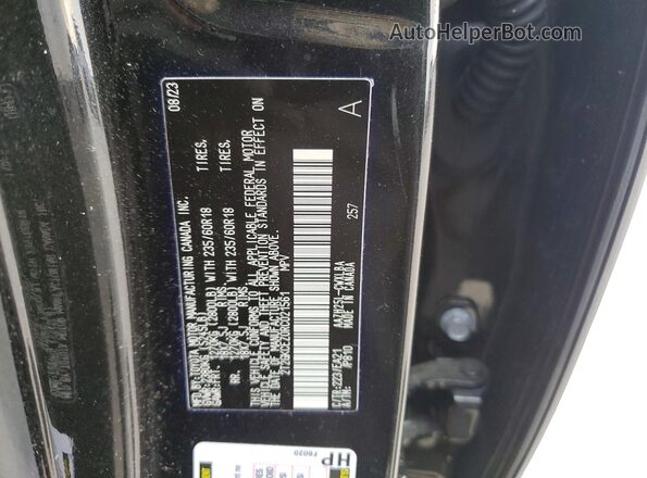 2T2GKCEZ0RC021561 2024 LEXUS NX Black Vista de la etiqueta del VIN