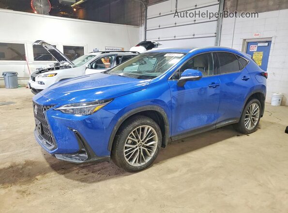 2T2GKCEZ2SC050775 2025 LEXUS NX Blue წინა მარცხენა ხედი სამი მეოთხედიდან