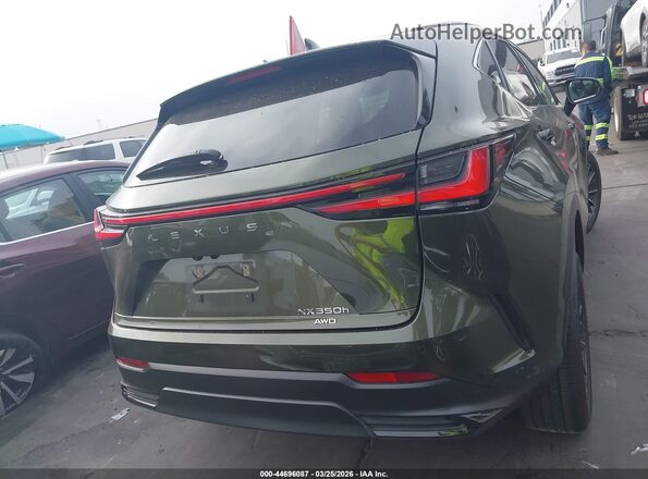 2T2GKCEZ9RC026029 2024 LEXUS NX 350H Зеленый 