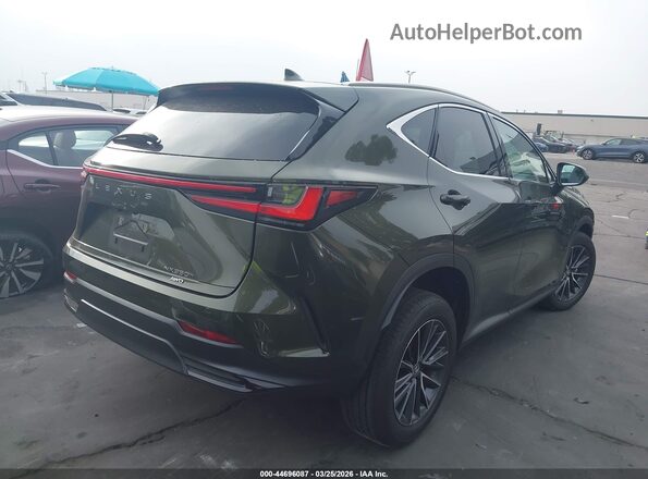 2T2GKCEZ9RC026029 2024 LEXUS NX 350H Зеленый Задняя правая четверть
