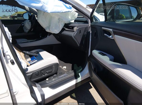 2T2HGMDA3LC043875 2020 LEXUS RX 450H White Вид салону спереду