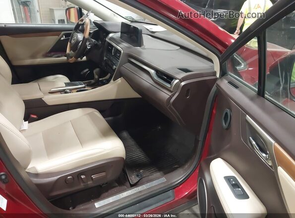 2T2HGMDA4LC047420 2020 LEXUS RX 450H Red წინა სალონის ხედი