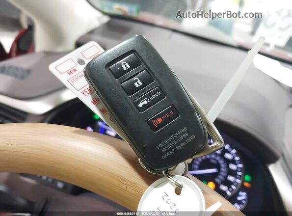 2T2HGMDA4LC047420 2020 LEXUS RX 450H Red წინა პანელის ხედი