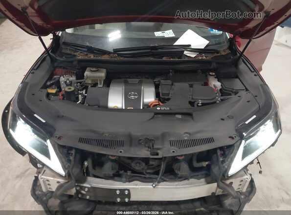 2T2HGMDA4LC047420 2020 LEXUS RX 450H Red უკანა ხედი