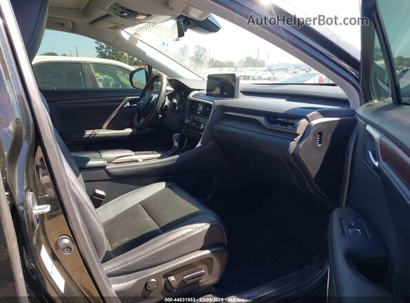 2T2HGMDA4LC048017 2020 LEXUS RX 450H Black Вид салону спереду