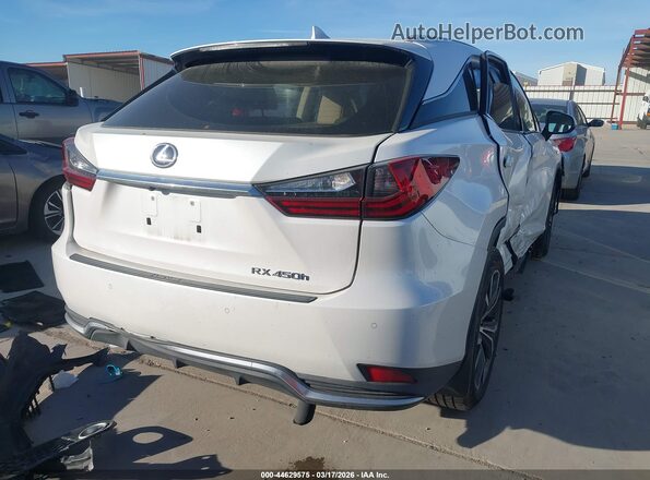 2T2HGMDA7MC071177 2021 LEXUS RX 450H White Tył prawy