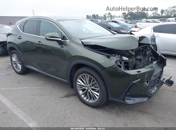 2T2HKCEZ2RC016785 2024 LEXUS NX 350H Зеленый Передняя правая четверть