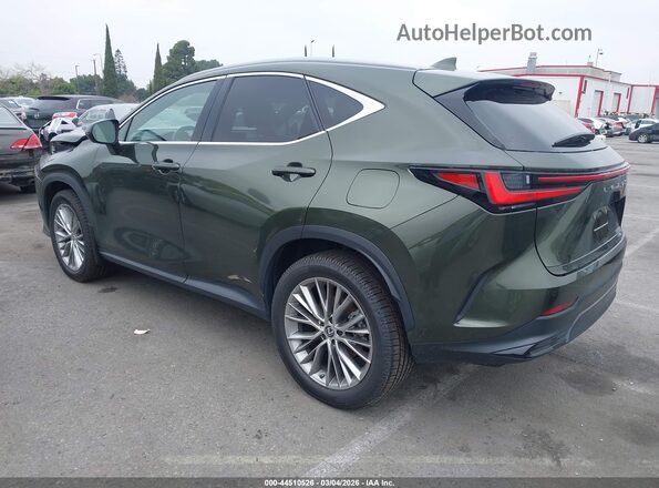 2T2HKCEZ2RC016785 2024 LEXUS NX 350H Зеленый Задняя левая четверть