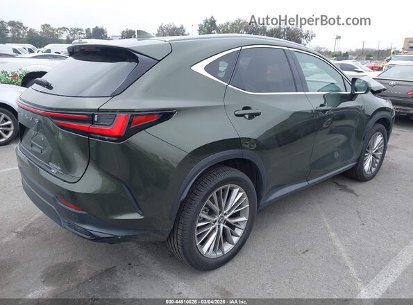 2T2HKCEZ2RC016785 2024 LEXUS NX 350H Зеленый Задняя правая четверть