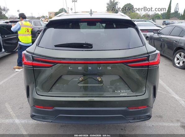 2T2HKCEZ2RC016785 2024 LEXUS NX 350H Зеленый 