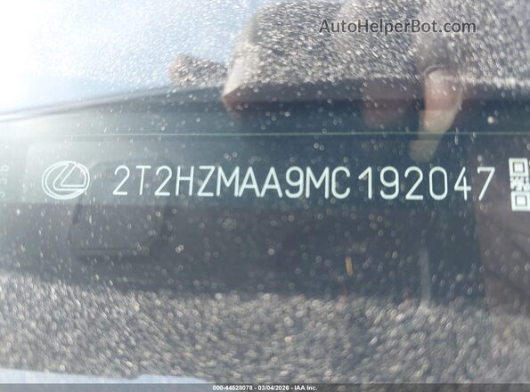 2T2HZMAA9MC192047 2021 LEXUS RX 350 Белый Вид подкапотного пространства