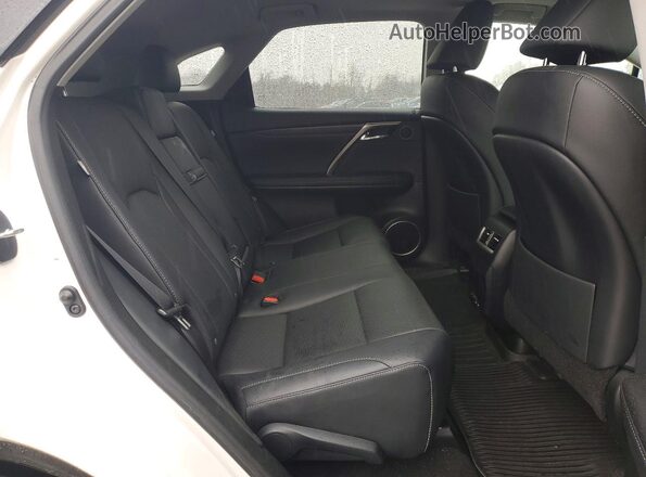 2T2HZMDA1LC242577 2020 LEXUS RX White Widok wnętrza z tyłu