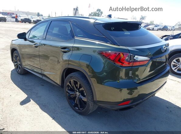 2T2HZMDA2NC355635 2022 LEXUS RX 350 Зеленый Задняя левая четверть