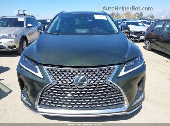 2T2HZMDA2NC355635 2022 LEXUS RX 350 Зеленый Вид щитка приборов