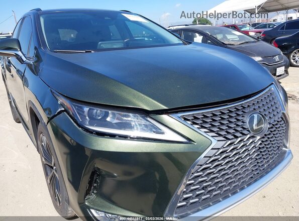 2T2HZMDA2NC355635 2022 LEXUS RX 350 Зеленый Вид спереди