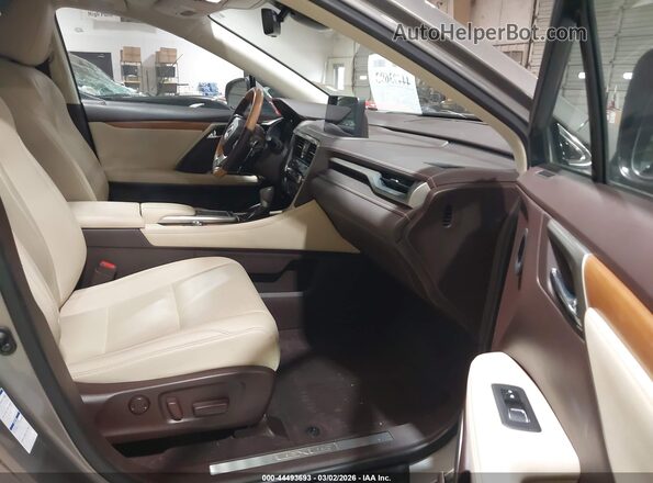 2T2HZMDA3LC216191 2020 LEXUS RX 350 Gold Widok wnętrza z przodu