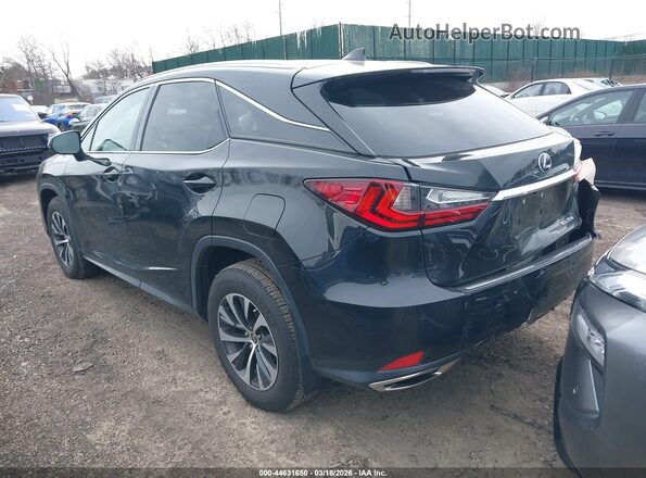 2T2HZMDA9NC314208 2022 LEXUS RX 350 Черный Задняя левая четверть