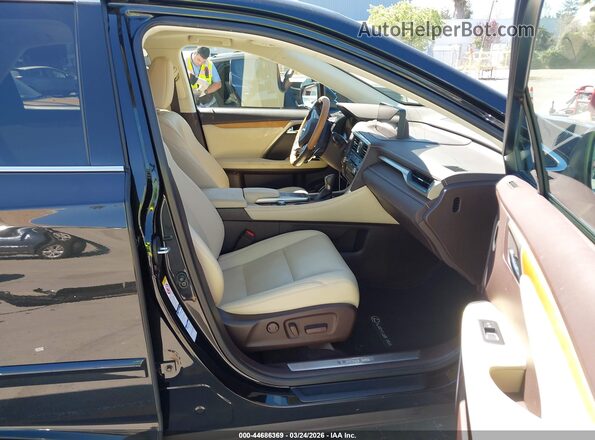 2T2HZMDAXLC215328 2020 LEXUS RX 350 Черный Вид салона спереди