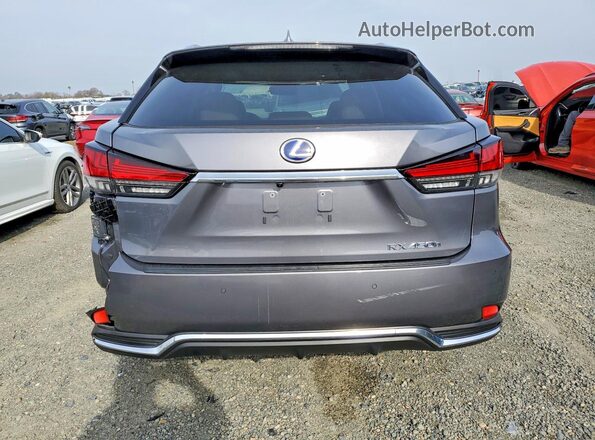 2T2JGMDA6MC057739 2021 LEXUS RX Gray უკანა ხედი
