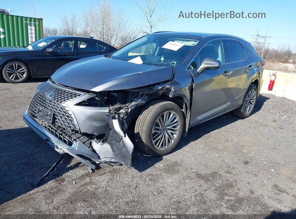 2T2JZMDA3NC363907 2022 LEXUS RX 350 Серый Передняя левая четверть