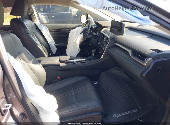 2T2JZMDA3NC363907 2022 LEXUS RX 350 Серый Вид салона спереди