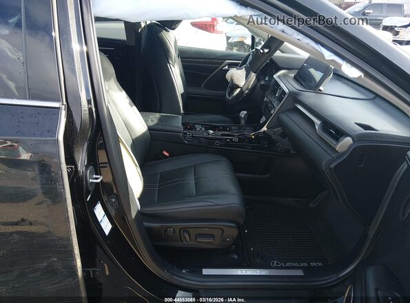 2T2JZMDA8LC250676 2020 LEXUS RX 350 Черный Вид салона спереди