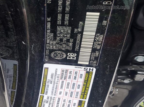 2T2KGCEZ2RC056940 2024 LEXUS NX Black Вид наклейки з VIN-кодом