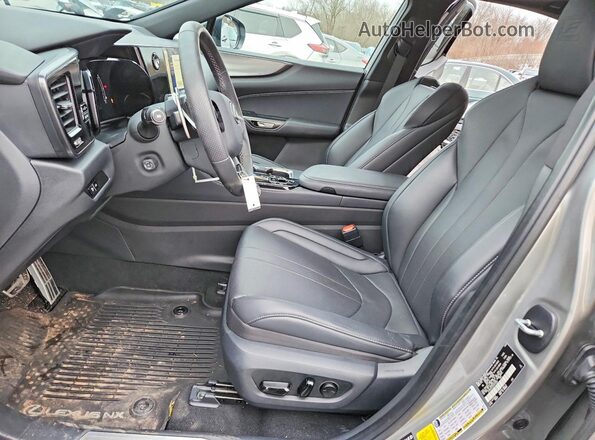 2T2KGCEZ2SC075509 2025 LEXUS NX Gray Widok wnętrza z przodu