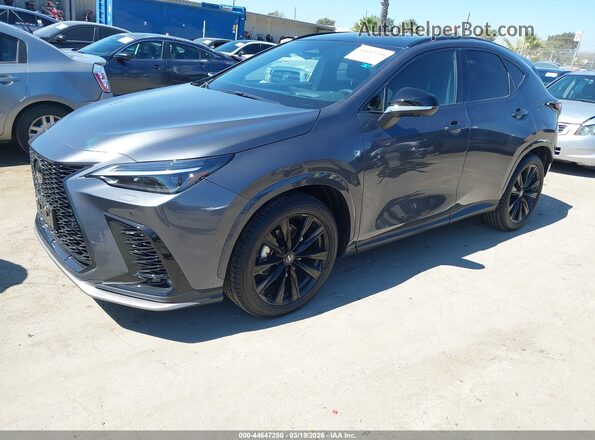2T2KGCEZ7SC060925 2025 LEXUS NX 350 Gray წინა მარცხენა ხედი სამი მეოთხედიდან
