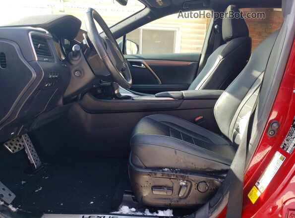 2T2SZMDA0NC358393 2022 LEXUS RX Красный Вид салона спереди