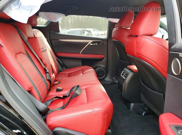 2T2SZMDAXLC248321 2020 LEXUS RX Black Widok wnętrza z tyłu