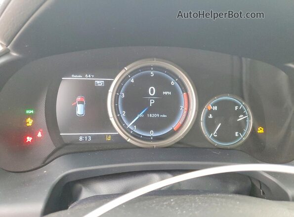 2T2YZMDA7MC299206 2021 LEXUS RX Brown Вид щитка приладів