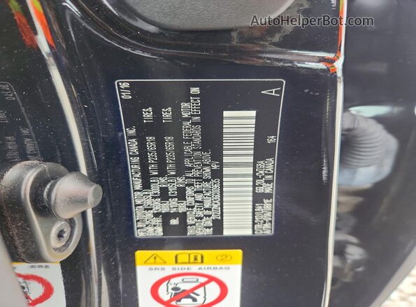 2T2ZZMCA3GC009635 2016 LEXUS RX Черный Вид наклейки с VIN-кодом
